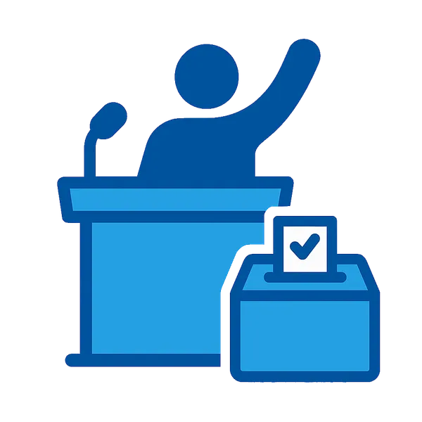 icon for Democracy and equity in leadership